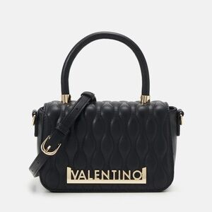 VALENTINO Black Copacabana Handbag with chain strap and long crossbody strap